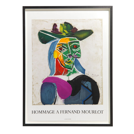 Pablo Picasso: Hommage a Fernand Mourlot framed lithographic poster